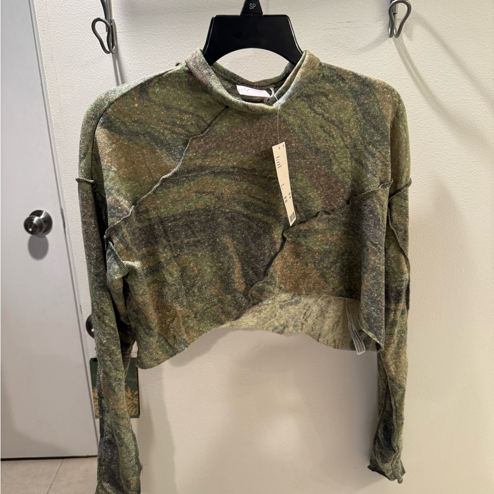 Urban Outfitters Green Crop Top